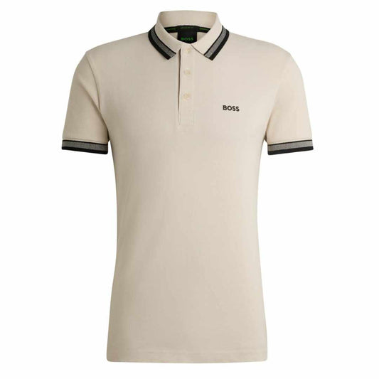 Paddy Plain Cream Polo-Shirt