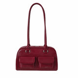 Chubby Red Wine Shoulder Bag