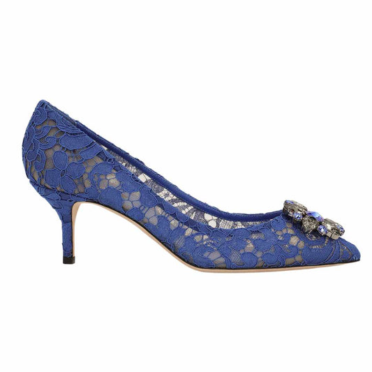 Bellucci Taormina Lace Blue Pumps