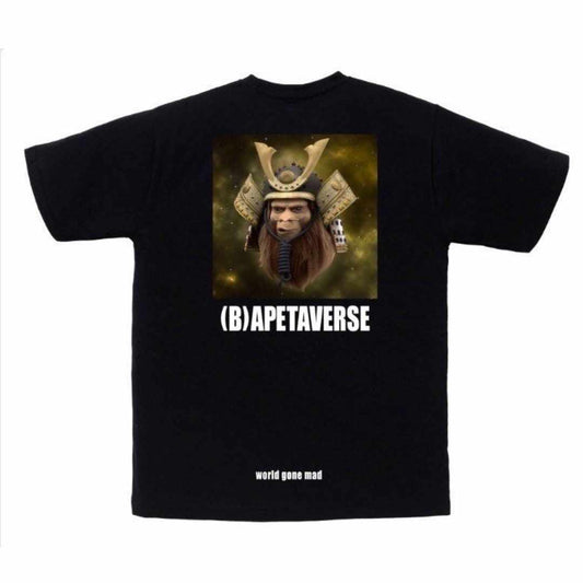 (B)apetaverse Emperor Ape Black T-Shirt