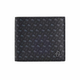 Monogram Print Black Wallet