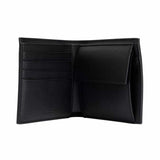 Monogram Print Black Wallet