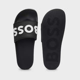 Logo Print Black Slides