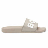 Logo Print Cream Slides