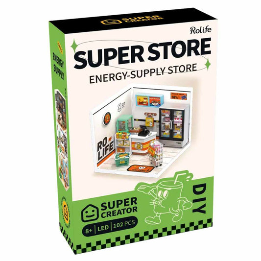 Rolife Energy Supply Store Miniature House