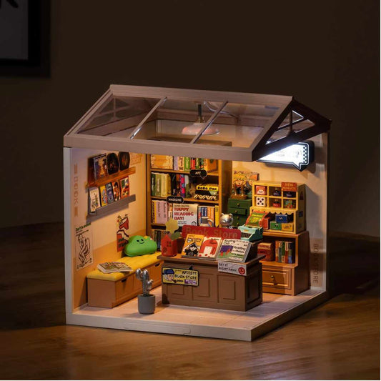 Rolife Fascinating Book Store Miniature House