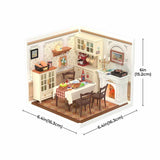 Rolife Warm Dining Room Miniature House