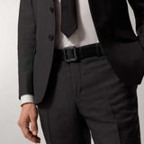 Black Guilloche Santos Black/Brown Reversible Belt