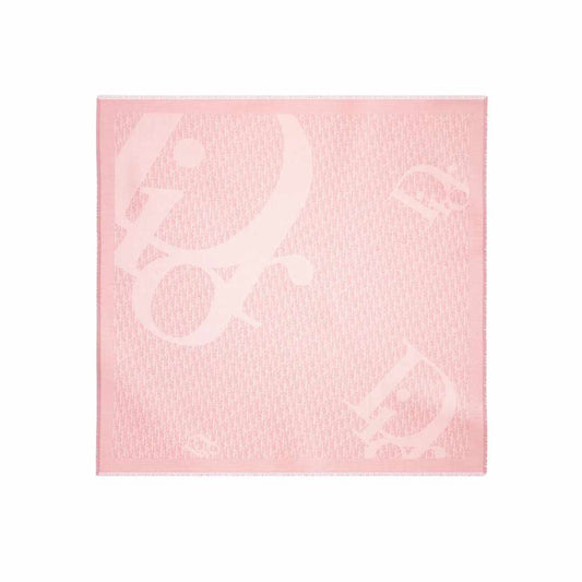 Jacquard Infini Pink Silk Shawl