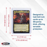 BCW Topload 3x4 35pt Card Holder