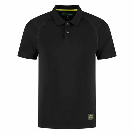 Tech Seamless Black Polo-Shirt