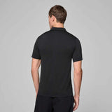 Tech Seamless Black Polo-Shirt