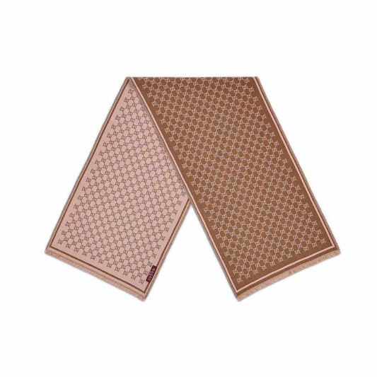 GG Wool Brown Scarf