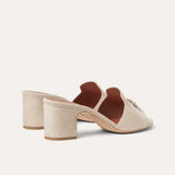 Summer Charms Raw Cashmere Mules