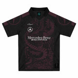 x SF Dragon Print Black Jersey T-Shirt