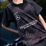 x SF Dragon Print Black Jersey T-Shirt