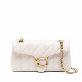 Tabby 26 Quilted Chalk Shoulder Bag