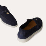 Summer Charms Walk Blue Melange Loafers