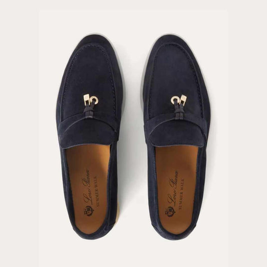 Summer Charms Walk Blue Melange Loafers