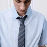 Oblique Trio Blue Silk Tie