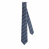 Oblique Trio Blue Silk Tie