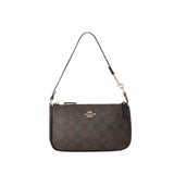 Nolita 19 Signature Canvas Brown Shoulder Bag