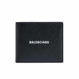 Cash Square Black Wallet