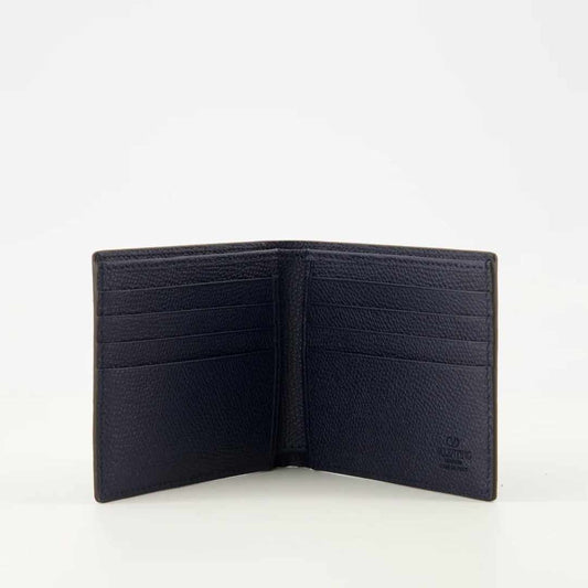 Vlogo Signature Leather Black Wallet