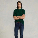 Logo Embroidered Green Polo Shirt