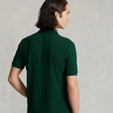 Logo Embroidered Green Polo Shirt