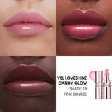 YSL Loveshine Candy Glow Pink Sunrise Lip Balm