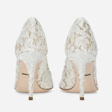 Belluci Taormina 90mm White Pumps