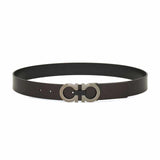 Gancini Brown/Black Reversible Belt