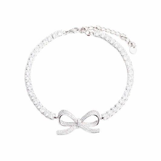 Shimmering Crystal Tennis Choker