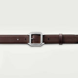 Palladium Buckle Santos Black/Brown Reversible Belt