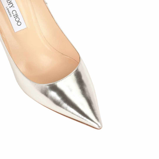 Abel Silver Pumps