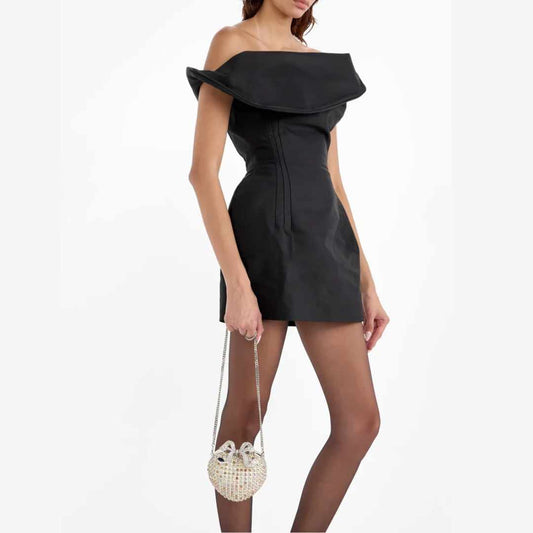 Multi Crystal Heart Clutch Bag