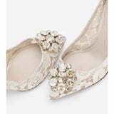 Belluci Taormina 90mm White Pumps