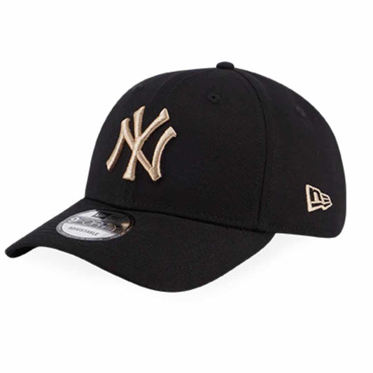 Gold NY 9Forty Black Cap