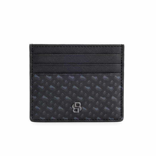 Monogram Print Black Cardholder