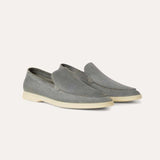 Summer Walk Suede Gull Grey Loafers