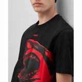 Jaw Print Black T-Shirt