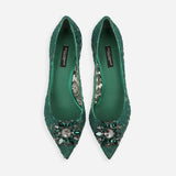 Charmant Bellucci Green Pumps