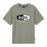 Logo Embroidered Green T-Shirt