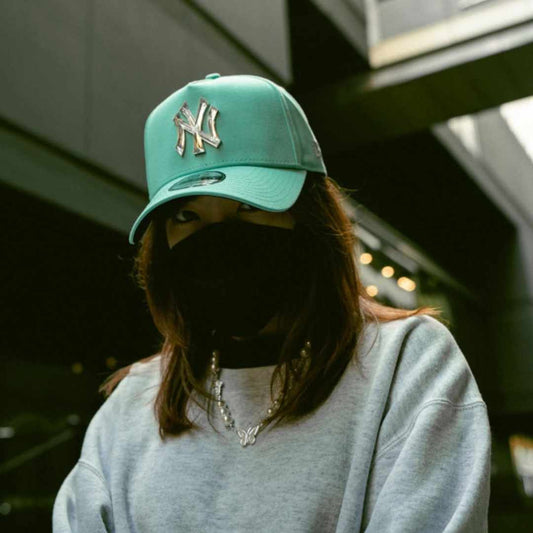 NY Crystal Turquoise Cap