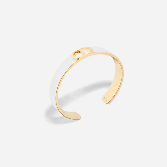 30 Montaigne White Slim Bangle