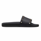 Rockstud Black Slides