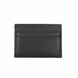 Logo Striped Black Cardholder