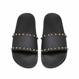 Rockstud Black Slides