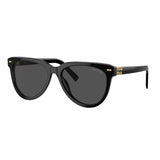 Logo Plaque Black Sunglasses